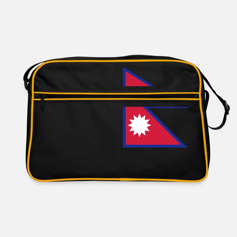 Drapeau national du Népal Sac Retro