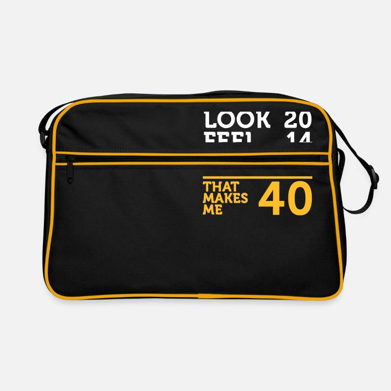 J'ai 40 ans, mais mon coeur est encore jeune! Sac Retro