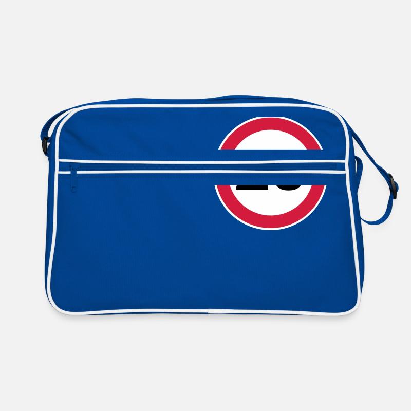 20th birthday / 20 / road sign Retro Bag