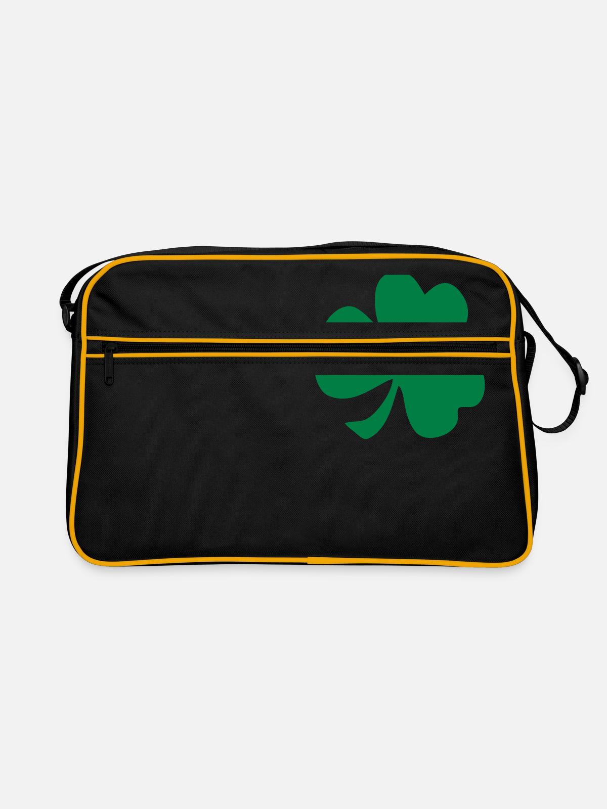 cloverleaf - Sac Retro - noir/or - Devant