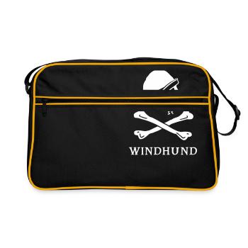 ~ Greyhound ~ - Retro Bag - black/gold - Front