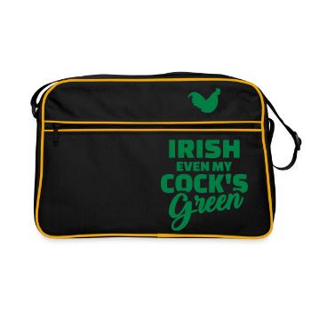 Irish cock - Sac Retro - noir/or - Devant