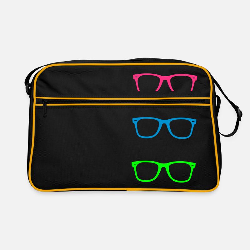 brille Retro Tasche