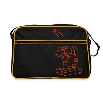 Microscope - Retro Bag - black/gold - Front