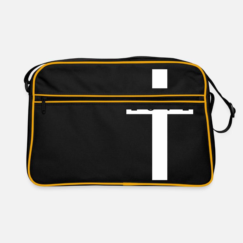 Love Kreuz Retro Tasche