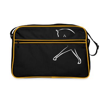 Cheval - Sac Retro - noir/or - Devant