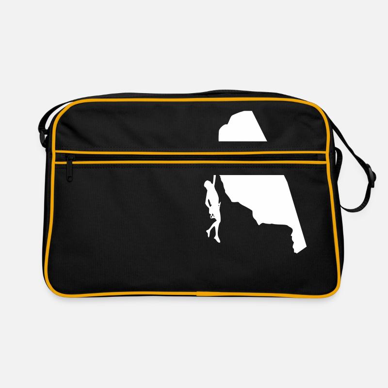 grimper cliffhanger - Sac Retro - noir/or