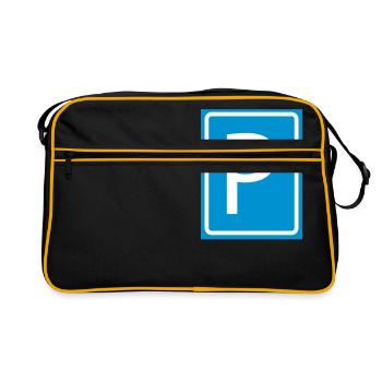 P Parking Letter parking disc Parking 2c - Retro Bag - black/gold - Front