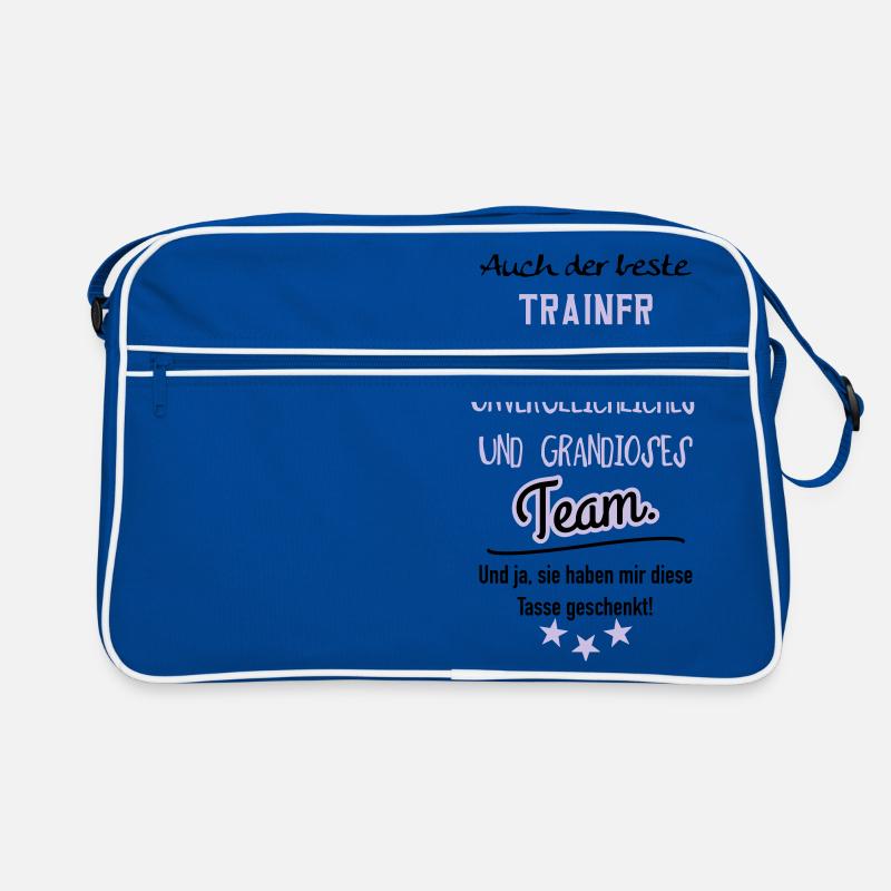 Bester Trainer Tasse Retro Tasche