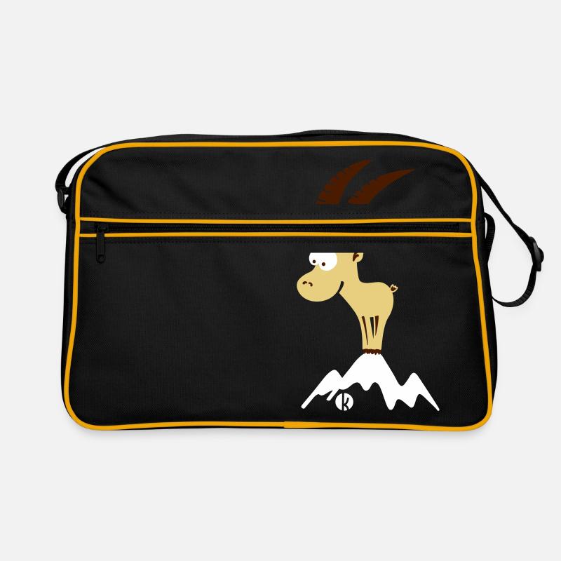 Capricorn - Capricorn (c) - Retro Bag - black/gold