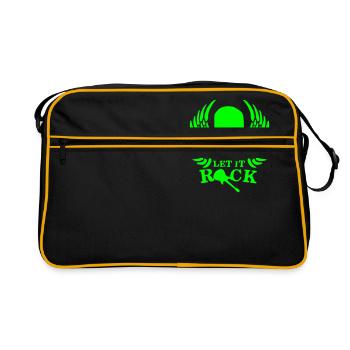 rock__roll_wing_skull_112013_e_1c - Sac Retro - noir/or - Devant