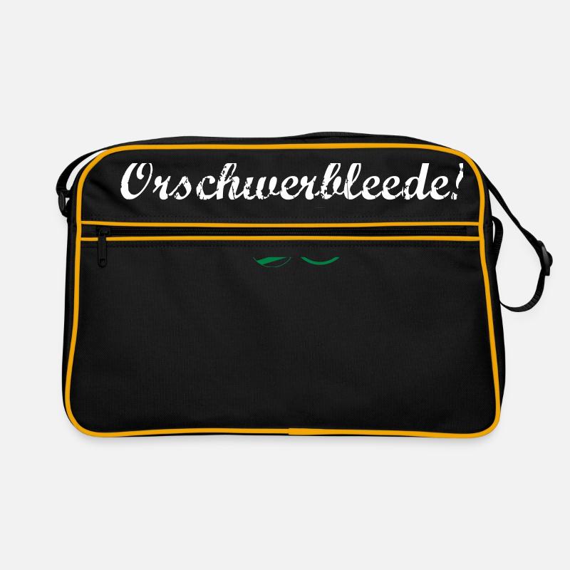 Orschwerbleede! Retro Tasche