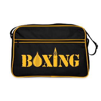 Boxing | Color changeable - Retro Bag - black/gold - Front