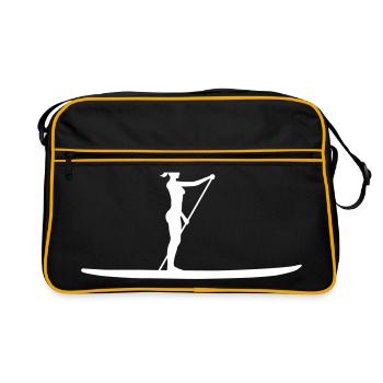 Stand Up Paddling - Retro Bag - black/gold - Front
