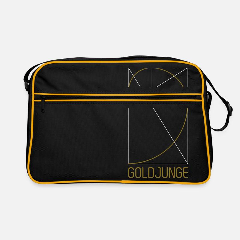 Goldjunge Retro Tasche