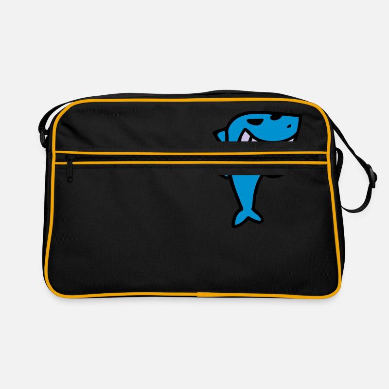Grimaçant Shark Sac Retro