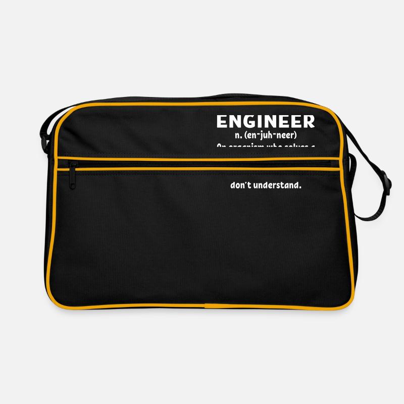 Engineer Humour Retro Tasche
