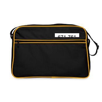Tank cracker carnival - Retro Bag - black/gold - Front