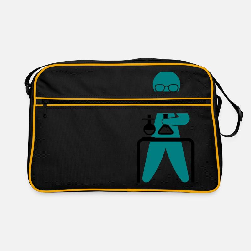 A scientist holding a test tube Retro Bag
