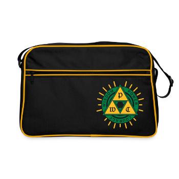 Triangle Emblème - Sac Retro - noir/or - Devant