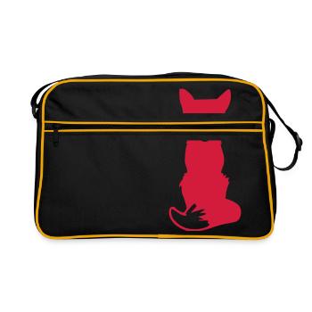 Like A Fox - Retro Bag - black/gold - Front