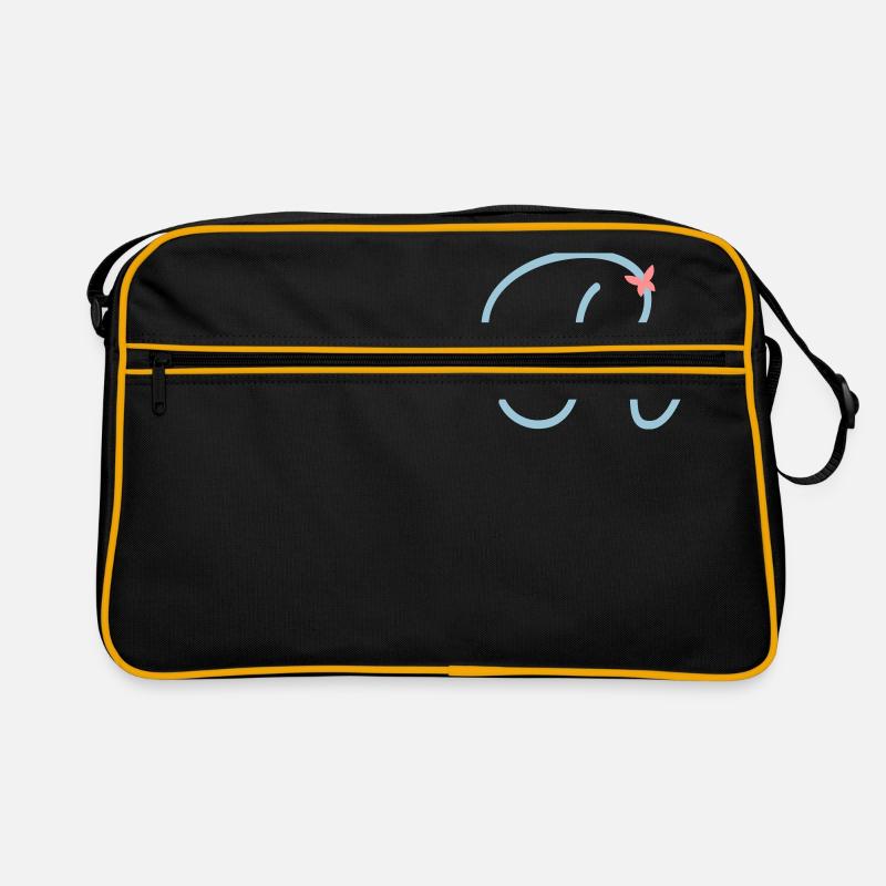 Letter R initial letter Butterfly Retro Bag
