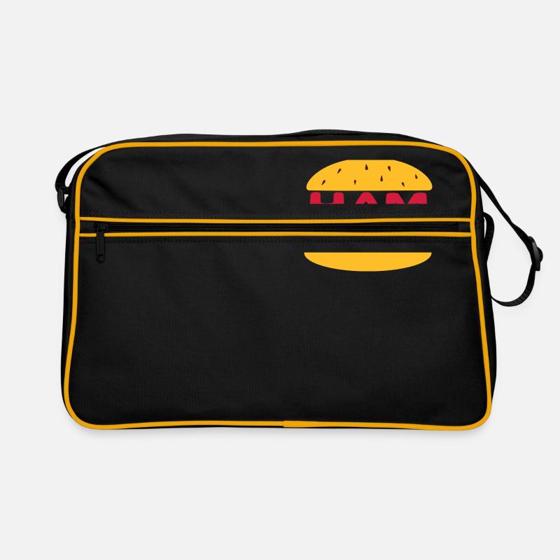 Hamburger - the original Burger! Retro Tasche