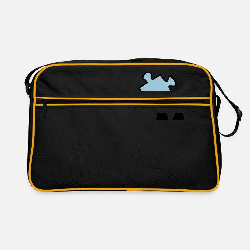Wrong Part - Retro Tasche - Schwarz/Gold