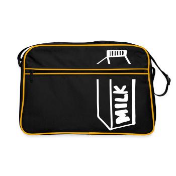 Milk milk - Retro Bag - black/gold - Front
