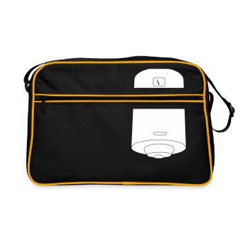 chauffe-eau - Sac Retro - noir/or - Devant