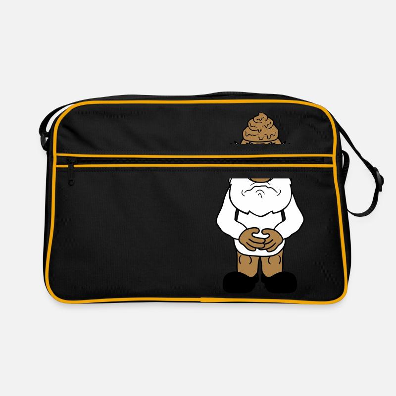shit shit sour boese veraergert kot heap Retro Bag