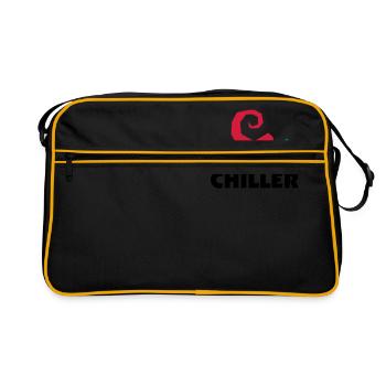 I m a Serial Chiller - Retro Bag - black/gold - Front