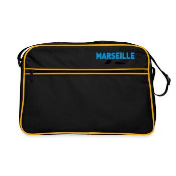 marseille_13, OM - Sac Retro - noir/or - Devant