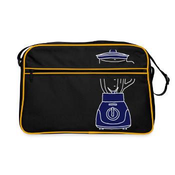 MIXER 2 - Retro Bag - black/gold - Front