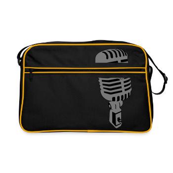 microphone - Retro Bag - black/gold - Front