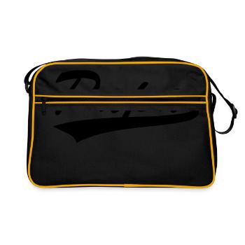 enceinte - Sac Retro - noir/or - Devant