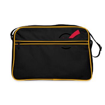 Une coche - Sac Retro - noir/or - Devant