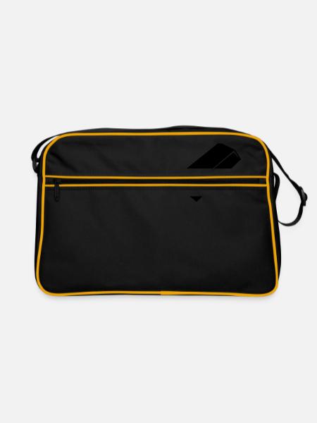LINGOT OR - Sac Retro - noir/or - Devant