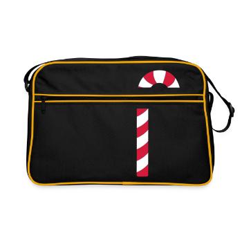 Candy Cane - Sac Retro - noir/or - Devant
