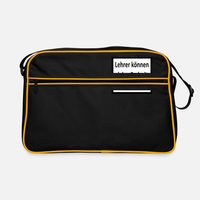 Lehrer können deine Freizeit gefährden! Retro Tasche