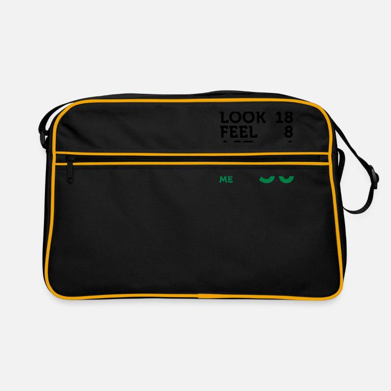 I am 30 years old, but .... - Retro Bag - black/gold