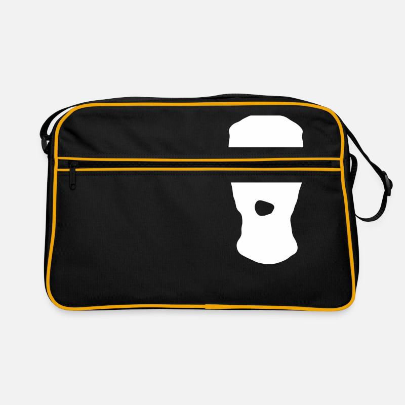 Masque tempête / masque de ski blanc Sac Retro