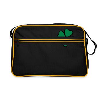 Trèfle - Sac Retro - noir/or - Devant