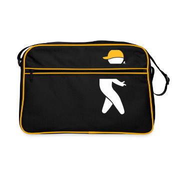 Hiphop Rapper - Sac Retro - noir/or - Devant