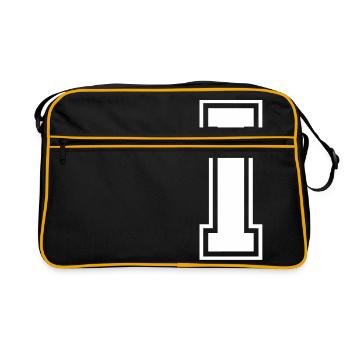 i - Retro Bag - black/gold - Front