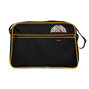 YIN & YANG - Tattoo 05 - Sac Retro - noir/or - Devant