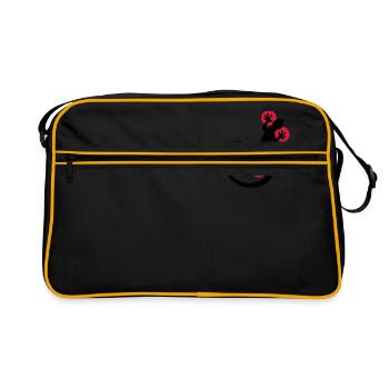 HOT SPOT GECKO - Retro Bag - black/gold - Front