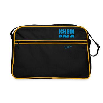 I'm solo - shit - Retro Bag - black/gold - Front