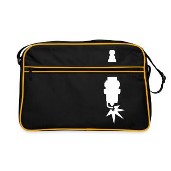 spark plug - Retro Bag - black/gold - Front