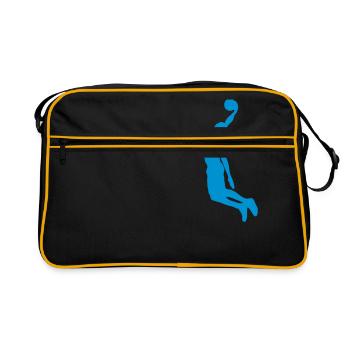 basketball dunk player3 - Sac Retro - noir/or - Devant